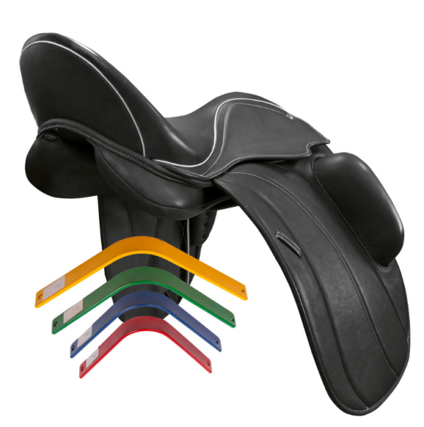 ZALDI DRESSAGE SADDLE NEW KAVAR ADJUSTABLE GULLET AZES 440 - Image 3